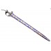 Khanda Sword Handle Chiseled Steel Blade blue golden sheath 42 inches